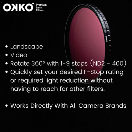 OKKO Pro Variable Neutral Density Filter NDV Image